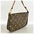Louis Vuitton Monogram Pochette Accessoires M51980 Marrone - vista 2
