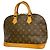 Borsa a mano Louis Vuitton Alma Monogram Marrone