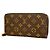 Louis Vuitton Monogram Zippy Wallet Fuschia