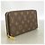 Louis Vuitton Monogram Zippy Wallet Braun - Ansicht 2