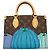 Borsa Louis Vuitton Monogram Pumpkin LV x YK OnTheGo PM Marrone Rosso - vista 11