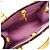 Borsa Louis Vuitton Monogram Pumpkin LV x YK OnTheGo PM Marrone Rosso - vista 4