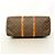 Borsa Louis Vuitton Boston Monogram Keepall 50 Marrone - vista 3