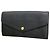 Louis Vuitton Monogram Empreinte Portefeuille Sarah Long Wallet Nero