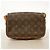 Borsa a tracolla Louis Vuitton Monogram Saint Germain 24 Marrone - vista 11