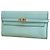 Hermès Hermes Kelly Long Wallet in Blue Zephyr Blau