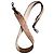 Coach monogram coated canvas and brown leather shoulder bag