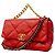 Bolso de mano Chanel de cuero rojo Roja
