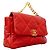 Bolso de mano Chanel de cuero rojo Roja - Ansicht 2