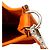 Hermès Borsa a tracolla Hermes Evelyne TPM Arancione - vista 6