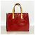 Borsa Louis Vuitton Vernis Lead PM Rosso - vista 10