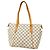 Borsa Tote Louis Vuitton Damier Azur Totally PM Bianco