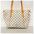 Borsa Tote Louis Vuitton Damier Azur Totally PM Bianco - vista 11