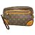 Borsa a pochette Louis Vuitton Monogram Marly Dragonne GM Marrone