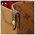 Borsa Tote Louis Vuitton Monogram Giant Reverse OnTheGo MM Marrone - vista 7