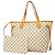 Borsa Tote Louis Vuitton Damier Azur Neverfull MM Rosa