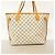 Borsa Tote Louis Vuitton Damier Azur Neverfull MM Rosa - vista 12