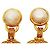 Orecchini a clip Chanel placcati oro D'oro