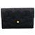 Cartera Louis Vuitton Tri-fold en Noir Negro