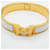 Bracelet Hermès Clic Clac PM Or et Blanc Doré  - vue 4