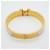 Bracelet Hermès Clic Clac PM Or et Blanc Doré  - vue 7