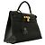 Hermès Borsa Hermes Kelly 32 Nero - vista 2