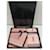 Set de 3 serviettes en coton rose Yves Saint Laurent Marron  - vue 2
