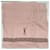 Set de 3 serviettes en coton rose Yves Saint Laurent Marron  - vue 6