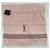 Set de 3 serviettes en coton rose Yves Saint Laurent Marron  - vue 7