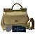 Borsa Dolce & Gabbana Sicily in pelle laminata oro D'oro
