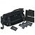Borsa sling Saint Laurent in nylon nero - vista 7