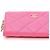 Chanel Matelassé Monedero en L AP0221 Rosa - vista 3