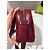 Borsa a mano Gucci Blondie in pelle rosso scuro Bordò - vista 7
