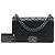 Borsa a tracolla Chanel Boy Flap in pelle d'agnello matelassé, nera, dimensione Old Medium Nero - vista 7