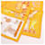 Hermès Carré 90 "Tea for Two" Silk handkerchief in Orange  - view 3