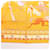 Hermès Carré 90 "Tea for Two" Silk handkerchief in Orange  - view 4