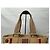 Borsa Burberry in tela e pelle a righe Nero Bianco Rosso Beige - vista 14