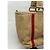 Borsa Burberry in tela e pelle a righe Nero Bianco Rosso Beige - vista 8