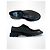 Scarpe Derby in pelle nera Saint Laurent Nero - vista 14