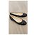 Bailarinas Chanel de cuero negro - vista 2