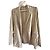 Autre Marque Blazer Transit de viscosa y algodón beige