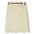 Autre Marque Falda de encaje floral Drawer Amarillo