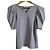 Autre Marque Top Snidel Design Sleeve Top Azul