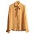 Autre Marque Spick and Span Chiffon-Bluse mit Schleife Orange