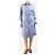 Altuzarra Abito camicia a righe blu - size UK 10 - vista 3