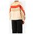 Loro Piana Top a maniche lunghe in seta arancione e pesca chiaro - size M - vista 2