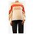 Loro Piana Top a maniche lunghe in seta arancione e pesca chiaro - size M - vista 3