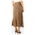Reformation Falda midi con estampado de leopardo marrón - size UK 10 Castaño - vista 4