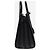 Saint Laurent borsa sac de jour in pelle martellata nera Nero - vista 4