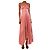 Alexis Vestido plisado rosa sin mangas con cuello en V - size S
